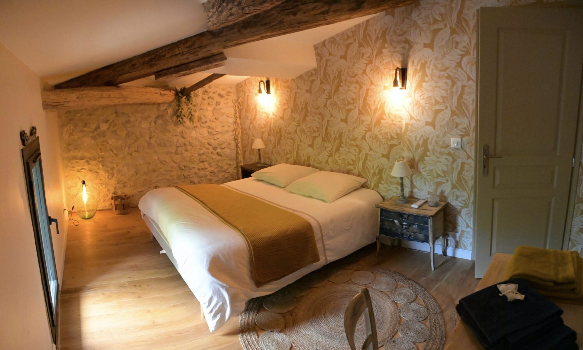 Chambre n°2 Suite Bergamote - Chambres d'hôtes L'Usclasienne